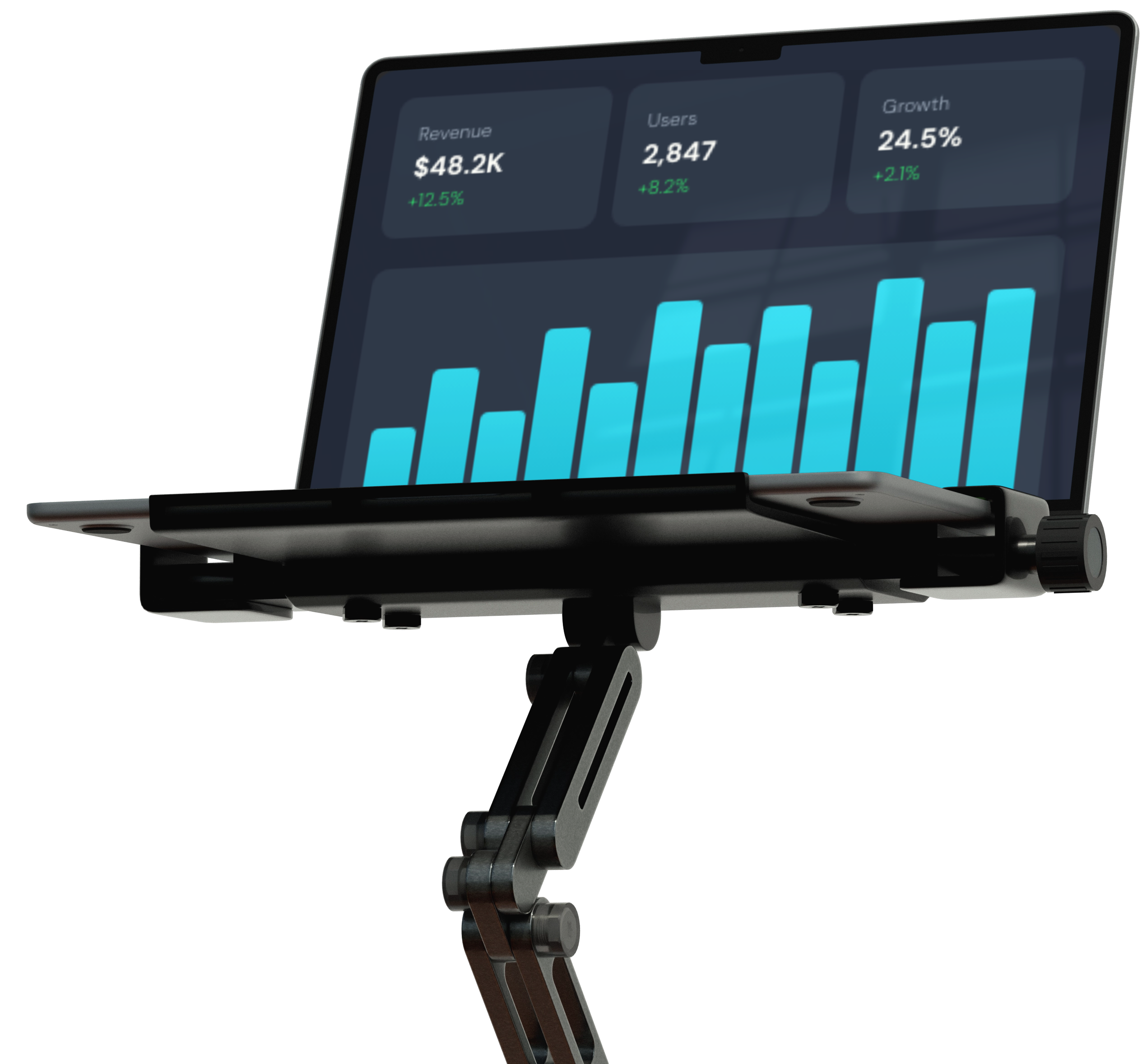 Dashboard on MacBook